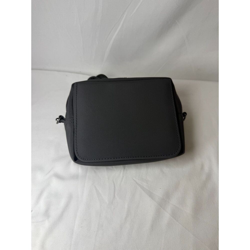 Mary Kay Black Crossbody Organizer Purse Faux Leather Shoulder Bag Zip Pocket